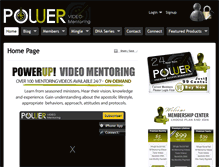 Tablet Screenshot of powerupministries.com